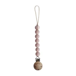 Mushie Corrente De Chupeta Halo Blush +0M