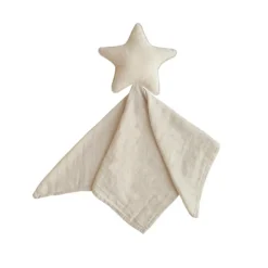 Mushie Doudou Star Fog 30x50cm | Algodão Orgânico - Conforto para Bebé