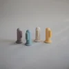 Mushie Escova Dentes Dedo Clay/Shifting | 2 Unidades | Silicone Alimentar para Bebés