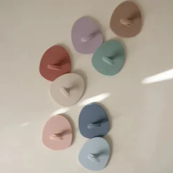 Mushie 2 Escovas para Crosta Láctea 0+ Meses Cor Blush/Shifting Sand | Massagem e Limpeza Eficaz