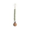 Mushie Halo Corrente Chupeta Sage +0M