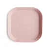 Mushie Pack Pratos Quadrados Blush - 2 Unidades | Sem BPA Micro-ondas