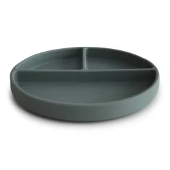 Mushie Prato Compartimentos Silicone Verde Escuro +6M