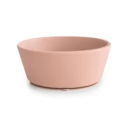 Mushie Taça com Ventosa Blush 6M+ | Silicone Alimentar