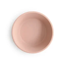 Mushie Taça com Ventosa Blush 6M+ | Silicone Alimentar