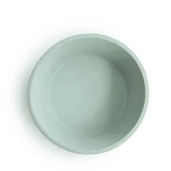 Mushie Taça com Ventosa Cambridge Blue 6M+ | Silicone Alimentar