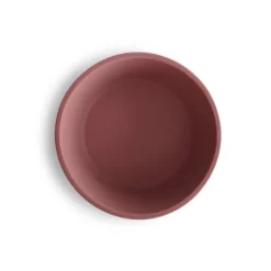 Mushie Taça com Ventosa Woodchuck 6M+ | Silicone Alimentar