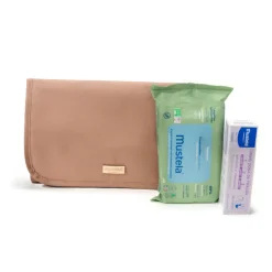 Mustela Bebé Kit Muda Fralda Mocca | 60 Toalhitas + 1 Creme