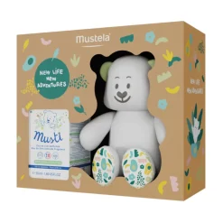 Mustela Bebé Musti Coffret | Eau de Soin 50ml + Peluche para Bebé