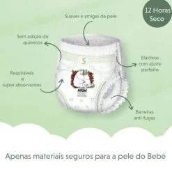 Muumi Baby Big Pack Fralda Cueca T5 10-15Kg 54 Uni.