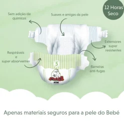 Muumi Baby Fraldas T5 10-16Kg x44