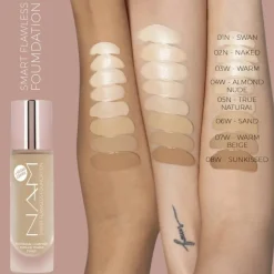 NAM Cosmetics Smart Flawless Foundation 04W Almond 30ml