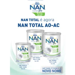 NAN Total AO-AC 1 Leite Infantil 400g Desde o Nascimento | Fórmula para Cólicas, Obstipação e Regurgitação