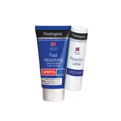 Neutrogena Absorção Rápida Creme de Mãos Oferta Stick Labial