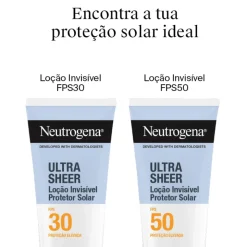 Neutrogena Ultra Sheer Protetor Solar Loção Invisível Corpo FPS50 200ml | Hidrata e Protege