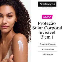 Neutrogena Ultra Sheer Protetor Solar Loção Invisível Corpo FPS50 200ml | Hidrata e Protege