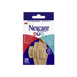 Nexcare DUO Pensos Sortidos | 20 Pensos Suaves e Resistentes