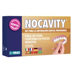 Nocavity Kit de Obturação Dentária Provisória - Até 15 Aplicações Uso Temporário
