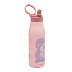 Noüka Garrafa Térmica Infantil Daisy Dip The Rabbit 475ml | Mantém bebidas frias até 24h