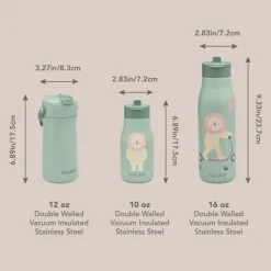 Noüka Garrafa Térmica Infantil Daisy Dip The Rabbit 475ml | Mantém bebidas frias até 24h