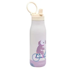 Noüka Garrafa Térmica Infantil Daisy Milo The Dog 475ml | Mantém bebidas frias até 24h