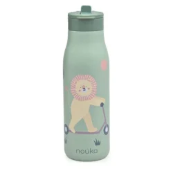 Noüka Garrafa Térmica Infantil Daisy Roary The Lion 475ml | Mantém bebidas frias até 24h