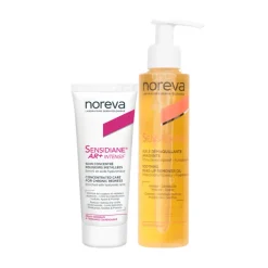 Noreva Pack Sensidiane AR+ Intensivo Creme 30ml + Óleo Desmaquilhante 150ml | Rosácea e Vermelhidão