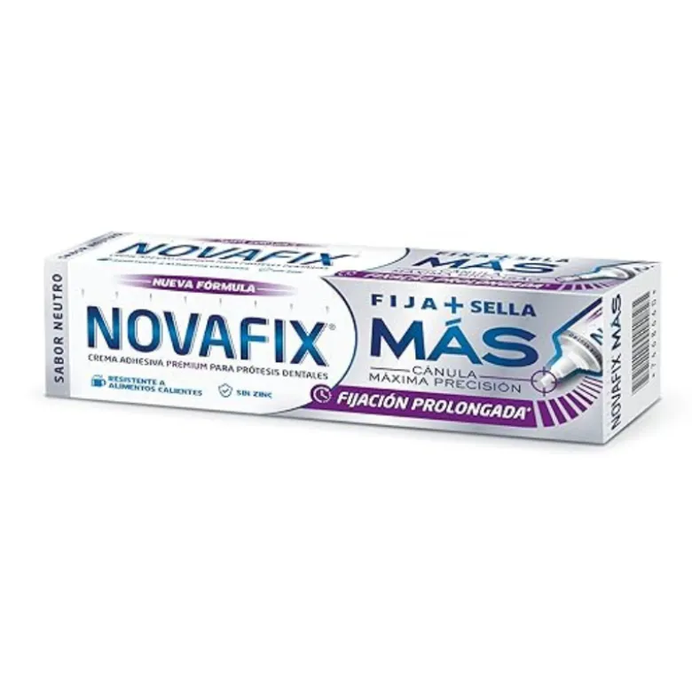 Novafix Mais Creme Adesivo Prótese Dentária 40g | Fixação Prolongada