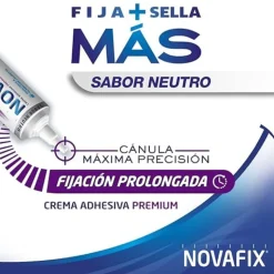 Novafix Mais Creme Adesivo Prótese Dentária 40g | Fixação Prolongada
