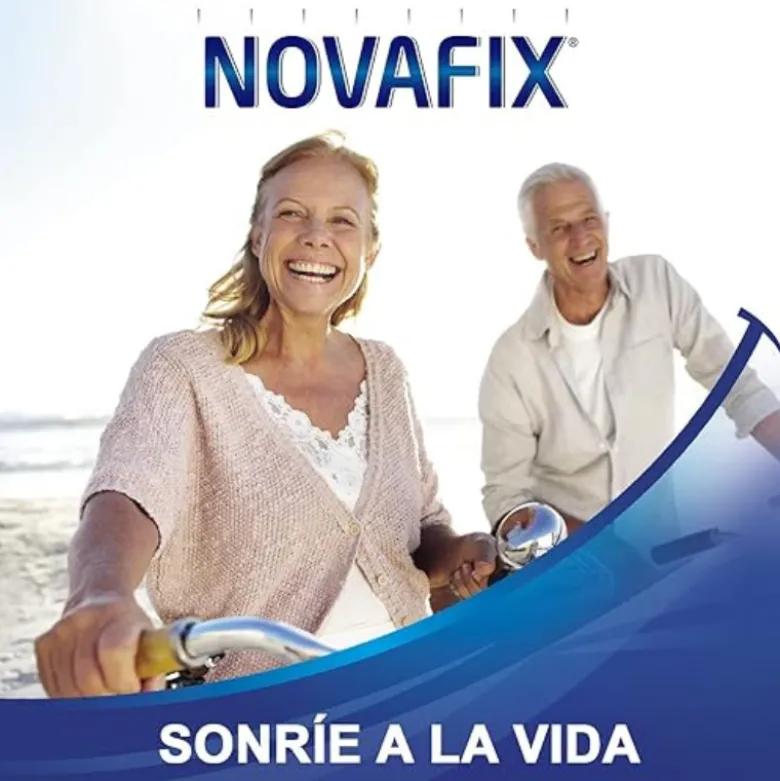 Novafix Mais Creme Adesivo Prótese Dentária 40g | Fixação Prolongada