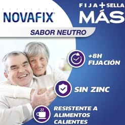 Novafix Mais Creme Adesivo Prótese Dentária 40g | Fixação Prolongada