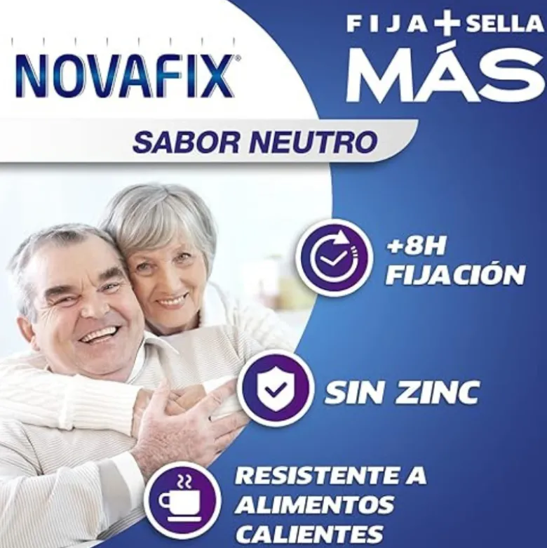 Novafix Mais Creme Adesivo Prótese Dentária 40g | Fixação Prolongada