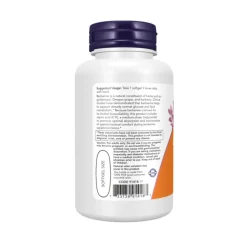 NOW Berberina 400 mg Softgels 90 Caps | Suporte Metabolismo da Glicose e Energia