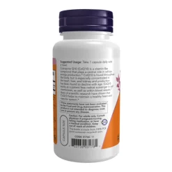 NOW CoQ10 200mg 60 Cápsulas Vegetais | Suporte cardiovascular e energia celular