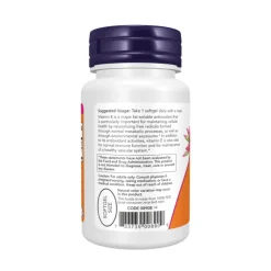 NOW Vitamina E-400 50 Cápsulas | Protege a saúde celular, imunidade