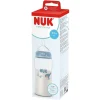 NUK Biberão First Choice Silicone Azul M +3 Meses 300ml | Controlo Temperatura