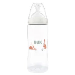 NUK Biberão First Choice Silicone Branco XL +6 Meses 360ml | Ideal para cereais e líquidos