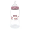 NUK Biberão First Choice Silicone Rosa M +3 Meses 300ml | Controlo Temperatura