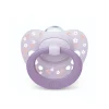 NUK Chupeta First Choice Dia e Noite Roxo 18-36M Uni. 2 | Brilham no escuro