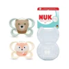 NUK Chupeta Perfect Match Air Silicone Raposa/Urso 0-6 Meses 2 Uni.