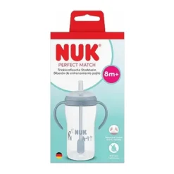 Nuk Copo Aprendizagem Perfect Match com Palhinha Azul 260ml +8 Meses