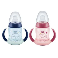 Nuk First Choice Brilha no Escuro Biberão Aprendizagem 6-18M 150ml