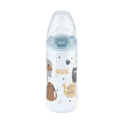 Nuk First Choice+ Cats and Dogs Biberão Silicone 6-18M 300ml