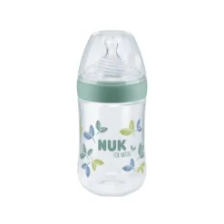 Nuk For Nature Biberão Sense Verde M 0-6M 260ml