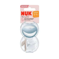 Nuk MommyFeel Chupetas Silicone Neutras 0-9M