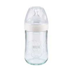 Nuk Nature Sense Biberão Vidro Tetina M 0-6M 240ml