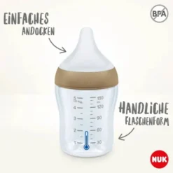 Nuk Perfect Match Biberão Silicone Balões +3M 260ml