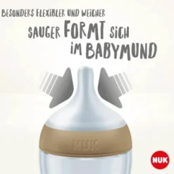 Nuk Perfect Match Biberão Silicone Balões +3M 260ml