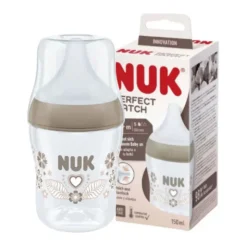 Nuk Perfect Match Biberão Silicone Bege +0M 150ml