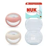 NUK Perfect Match Chupetas 0-6M x2 Bege + Coral | 95% Aceitação Bebés